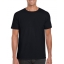 Gildan Softstyle T-shirt zwart,3xl