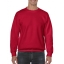 Gildan basic sweater cherry red,l
