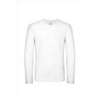 B&C #E150 Longsleeve wit,l