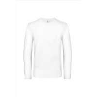 B&C #E190 Longsleeve wit,l