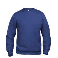 Clique Basic roundneck unisex blauw,3xl