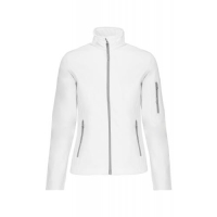 Kariban dames softshell jas wit,3xl