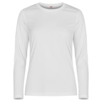 Basic Active-T longsleeve dames wit,l