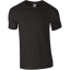 Gildan Softstyle T-shirt zwart,s