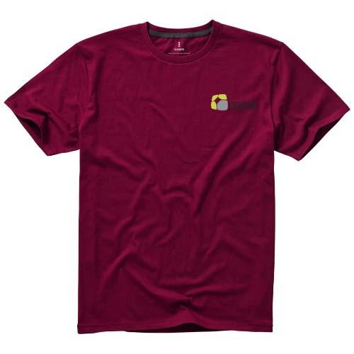 Nanaimo heren t-shirt korte mouw bordeaux,l