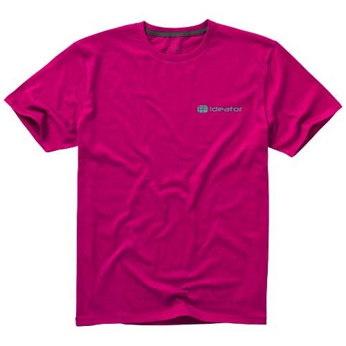 Nanaimo heren t-shirt korte mouw magenta,m