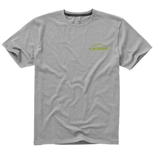 Nanaimo heren t-shirt korte mouw grijs gemeleerd,2xl