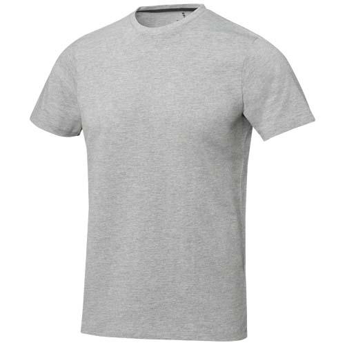 Nanaimo heren t-shirt korte mouw grijs gemeleerd,l