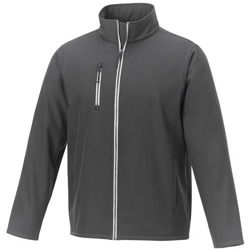 Orion softshell heren jas stormgrijs,l