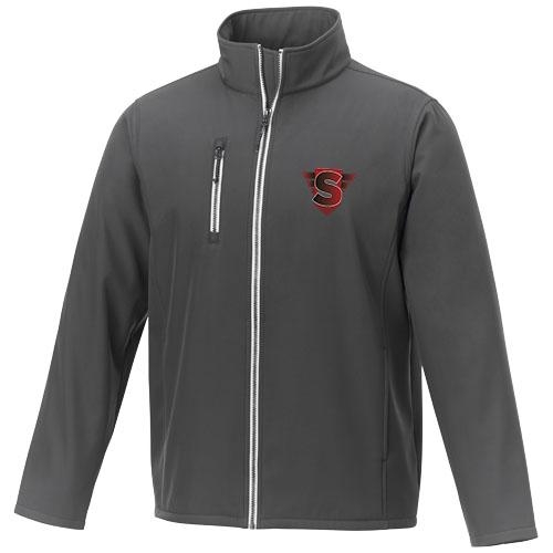 Orion softshell heren jas stormgrijs,l