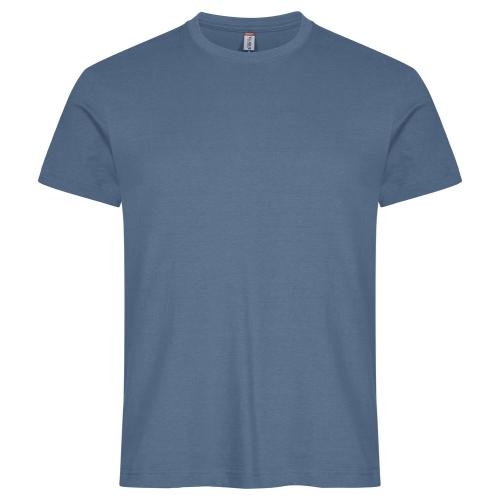 Clique Basic-T staalblauw,l