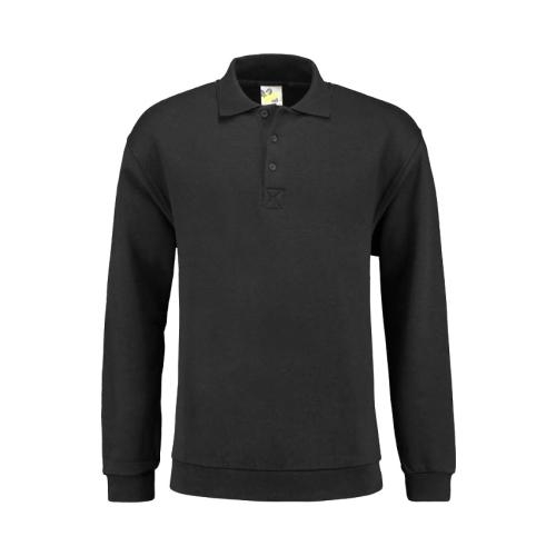 Lemon & Soda unisex polosweater donkergrijs,2xl