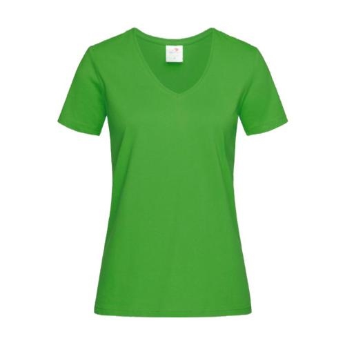 T-shirt Classic-V Woman kelly green,2xl