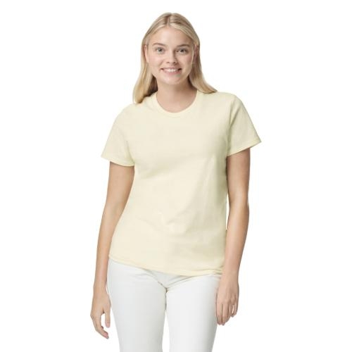 Gildan heavyweight dames shirt off white,2xl