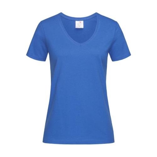 T-shirt Classic-V Woman bright royal,l