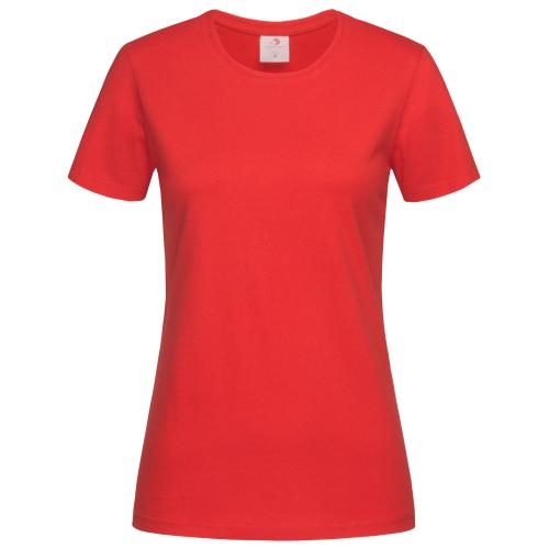 Stedman T-shirt Classic woman scarlet red,l