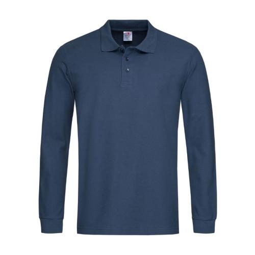 Stedman polo longsleeve navy,l