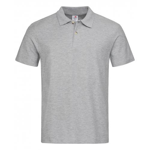 Stedman polo short sleeve grey heather,l