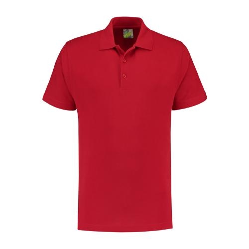 L&S Basic Mix polo rood,l