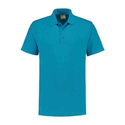 L&S Basic Mix polo turquoise,l