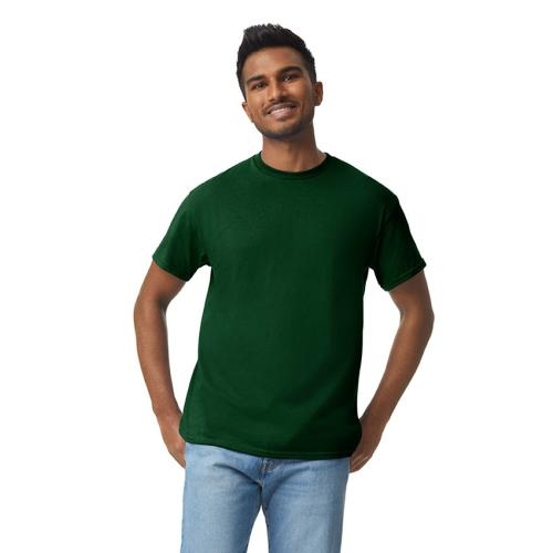 Gildan Heavy Cotton T forest green,l