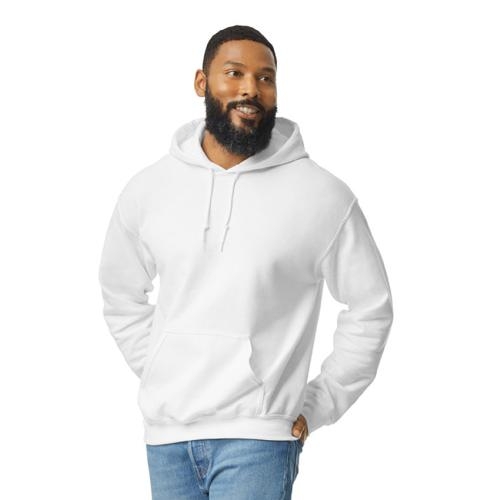 Gildan hooded sweater unisex wit,l