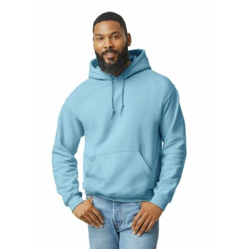 Gildan hooded sweater unisex lichtblauw,l