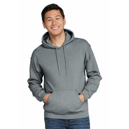 Gildan hooded sweater unisex graphite heather,l