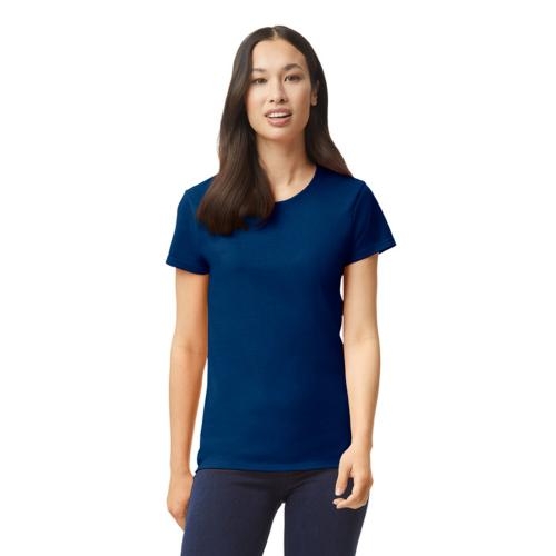 Gildan heavyweight dames shirt navy,l