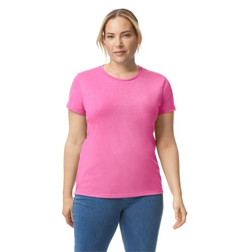 Gildan heavyweight dames shirt azalea,l
