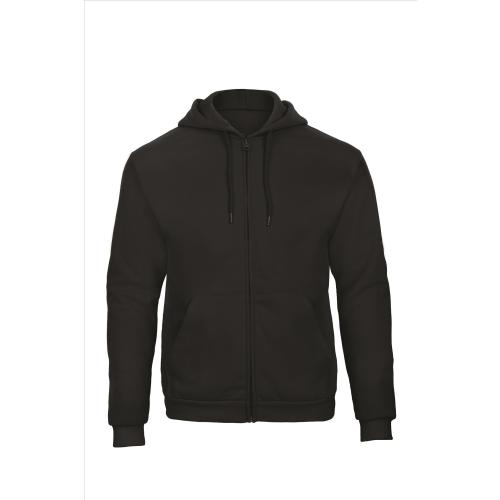 B&C ID.205 hoodie zwart,l