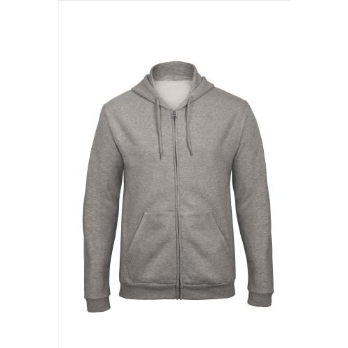 B&C ID.205 hoodie heather grey,xs