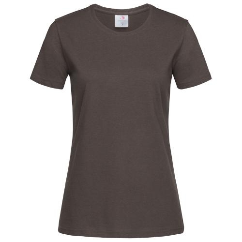 Stedman T-shirt Classic woman dark chocolate,xs