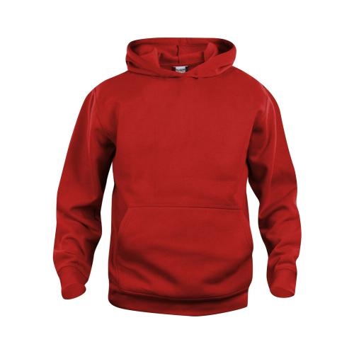Sweater met capuchon kids rood,90-100