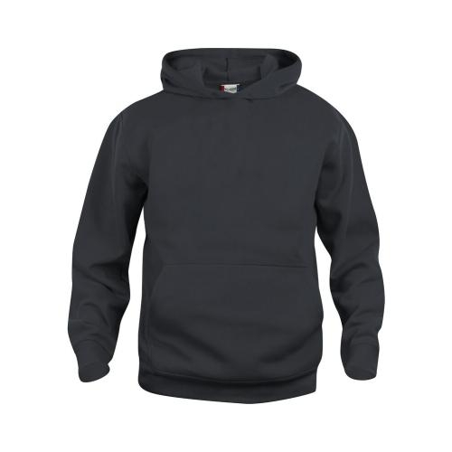 Sweater met capuchon kids zwart,90-100