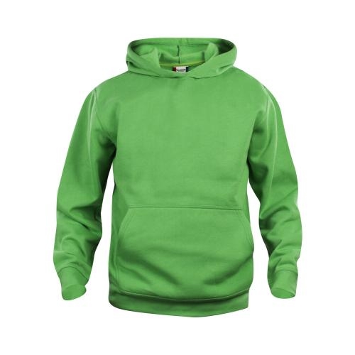 Sweater met capuchon kids appelgroen,90-100