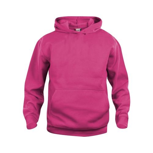 Sweater met capuchon kids helder kersen,90-100