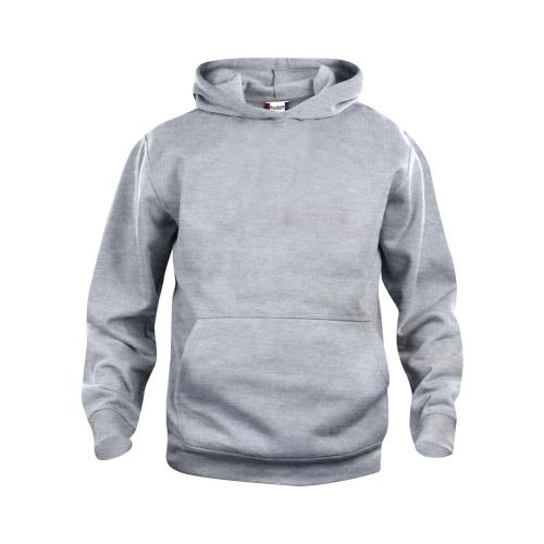 Sweater met capuchon kids grijsmelange,90-100