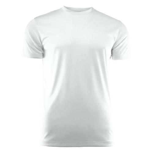 Printer Run Active t-shirt wit,l