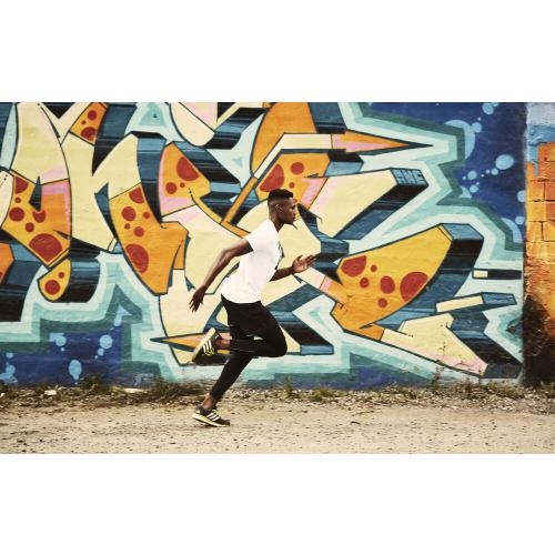 Printer Run Active t-shirt metal,l