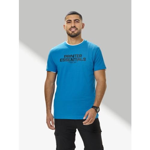 Printer Heavy T-shirt RSX  grey steel,3xl