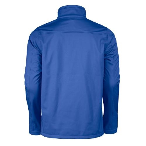 Printer Vert softshell jas blauw,5xl