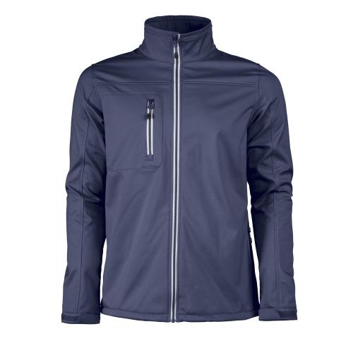 Printer Vert softshell jas navy,5xl