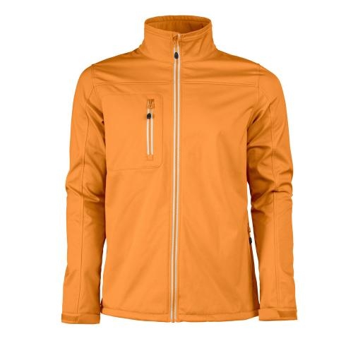 Printer Vert softshell jas oranje,5xl