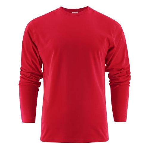 Heavy T-shirt Longsleeve rood,l