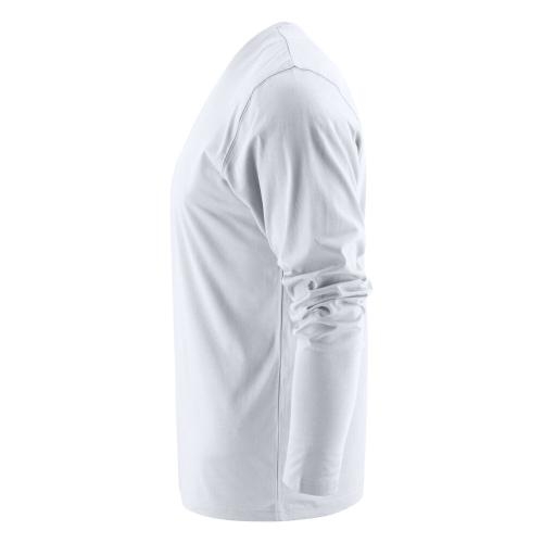 Heavy T-shirt Longsleeve wit,3xl