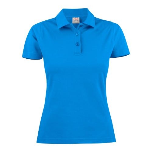 Printer Surf dames polo oceaan blauw,l
