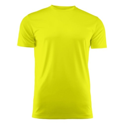 Printer Run T-shirt Junior neon yellow,120