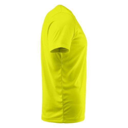 Printer Run T-shirt Junior neon yellow,120