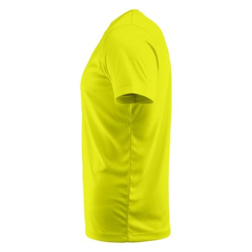 Printer Run T-shirt Junior neon yellow,120